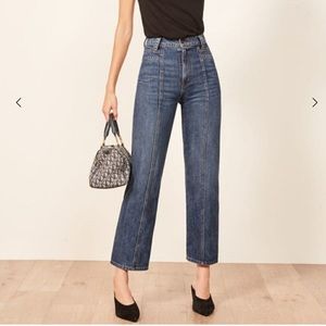 Reformation 70s Stud Jeans in Baltic